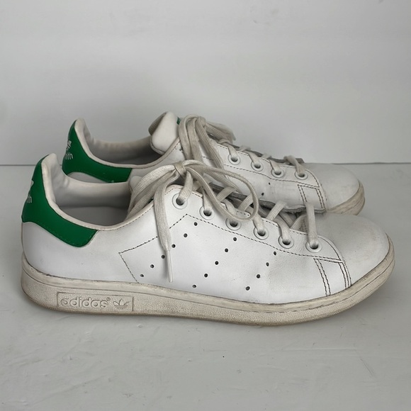 Adidas Stan Smith Men’s Sneakers White/Green 5.5 - Picture 2 of 8